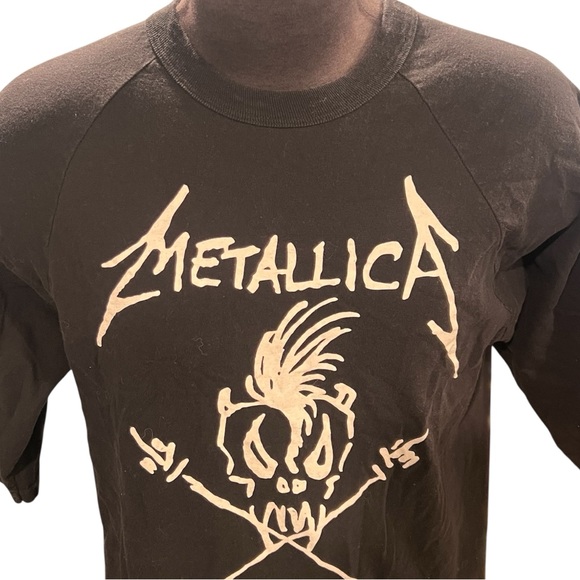 Vintage Metallica Concert Original Scary Guy T-Shirt Tour Sz Large - Picture 3 of 14